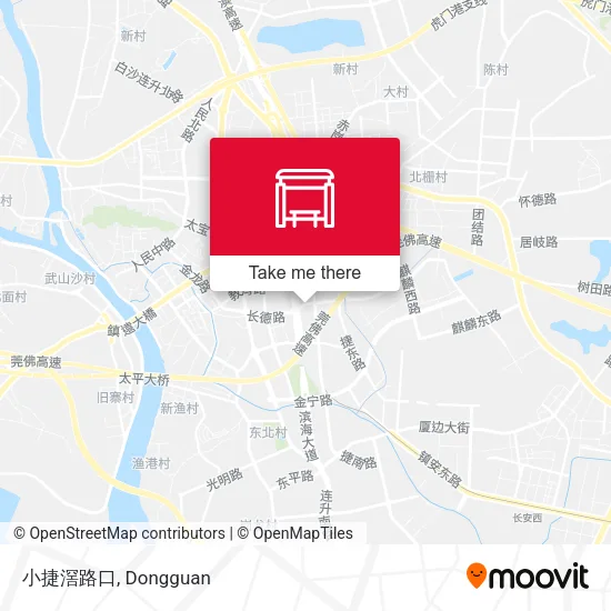 小捷滘路口 map