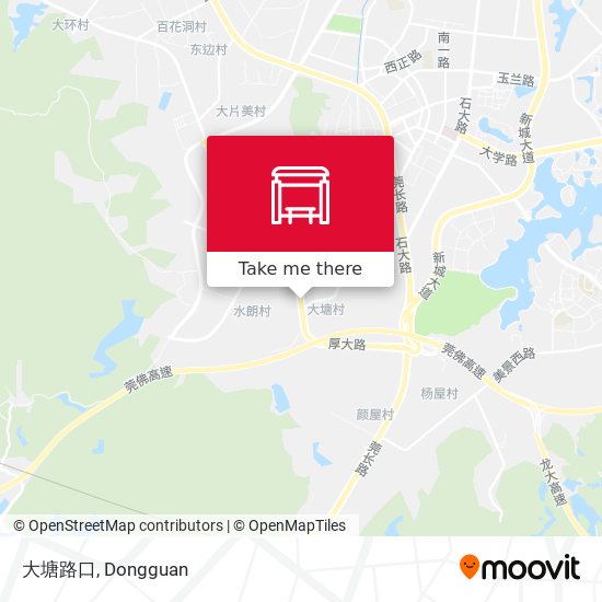 大塘路口 map