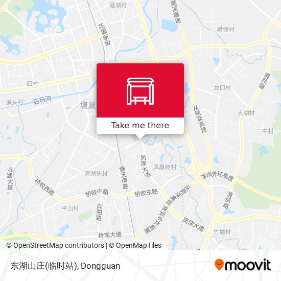 东湖山庄(临时站) map