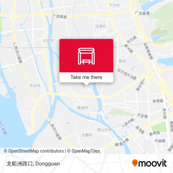 龙船洲路口 map