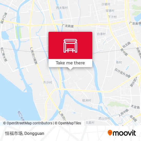 恒福市场 map