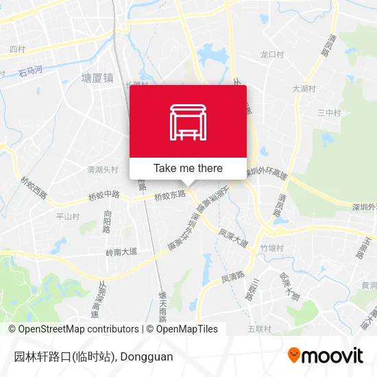 园林轩路口(临时站) map