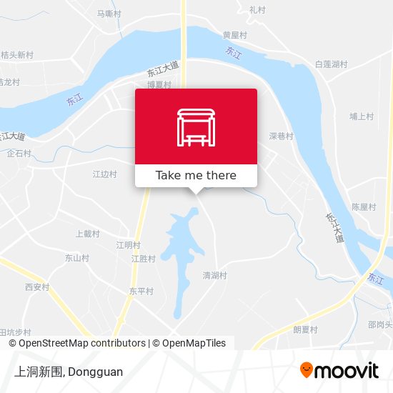 上洞新围 map