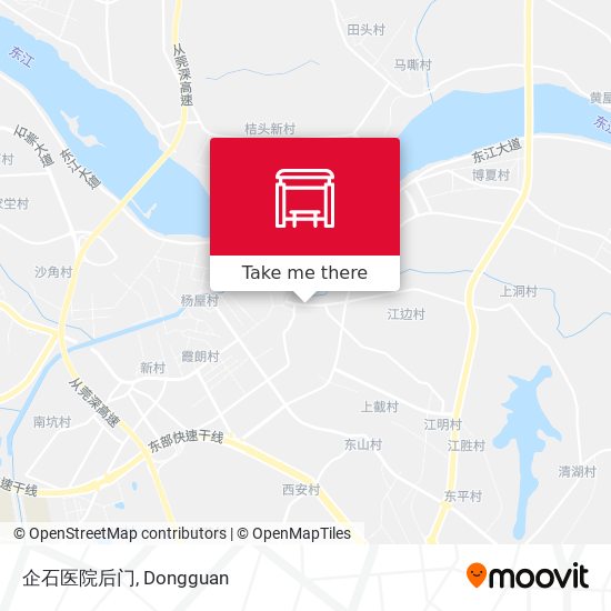 企石医院后门 map