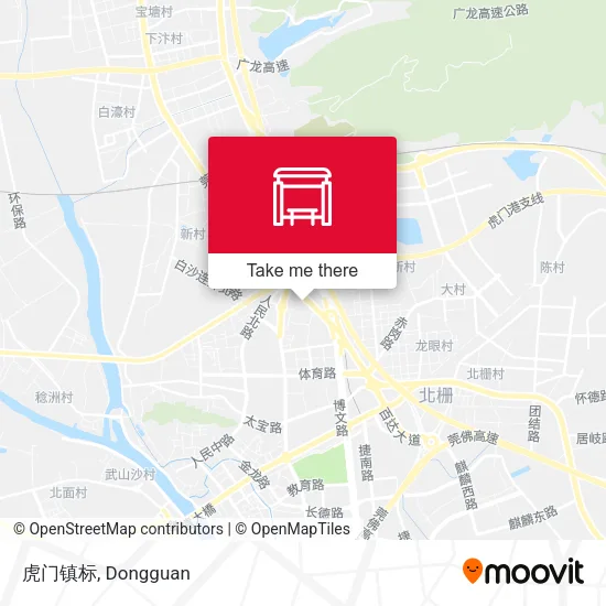 虎门镇标 map
