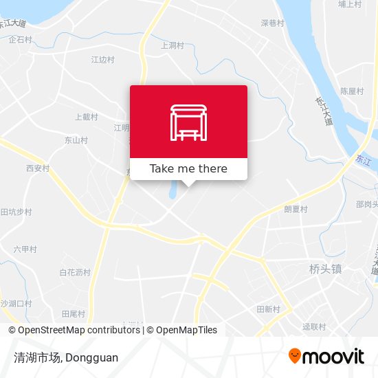 清湖市场 map