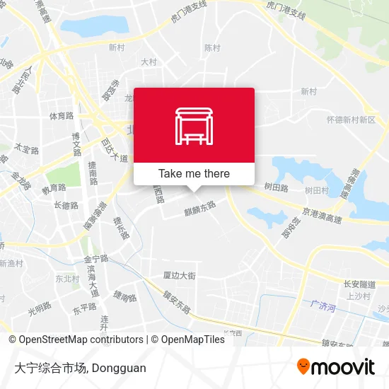 大宁综合市场 map