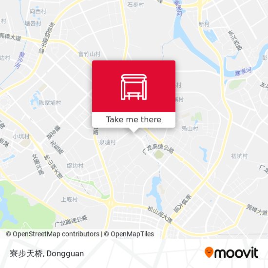寮步天桥 map