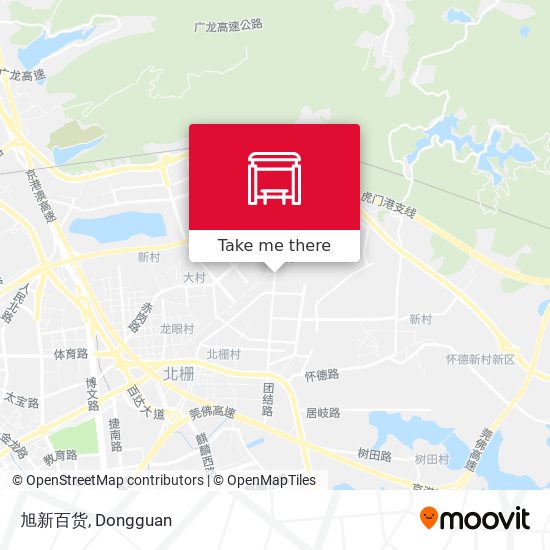 旭新百货 map