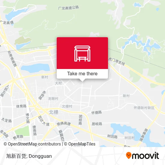 旭新百货 map