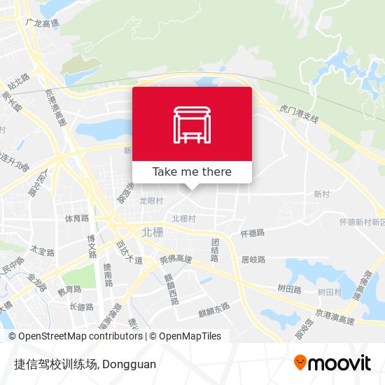 捷信驾校训练场 map