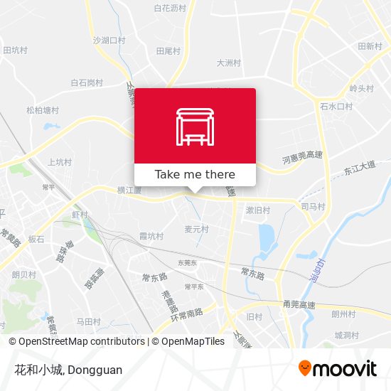 花和小城 map