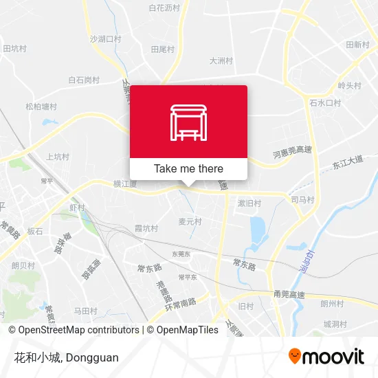 花和小城 map