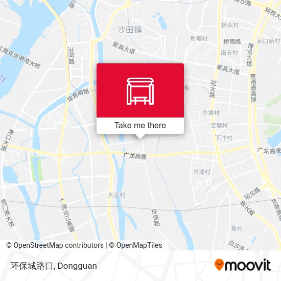环保城路口 map