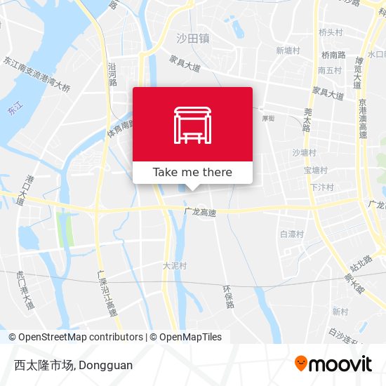 西太隆市场 map