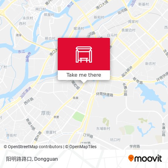 阳明路路口 map