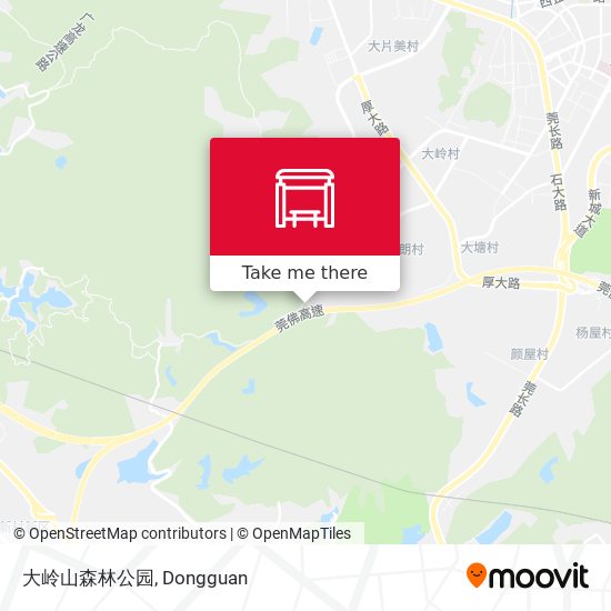 大岭山森林公园 map
