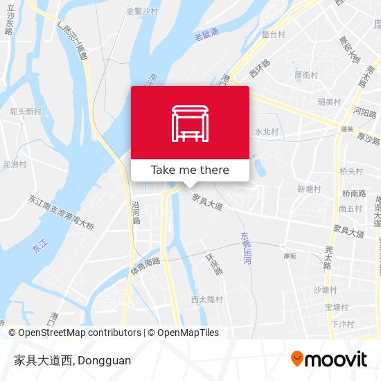 家具大道西 map