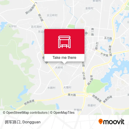 拥军路口 map