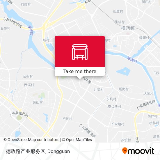 德政路产业服务区 map