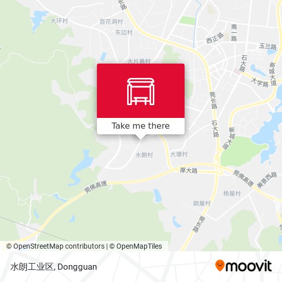 水朗工业区 map