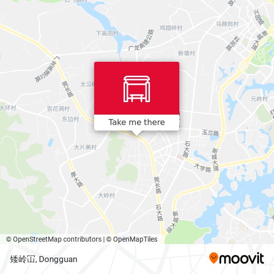 矮岭冚 map
