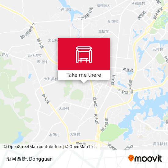 沿河西街 map