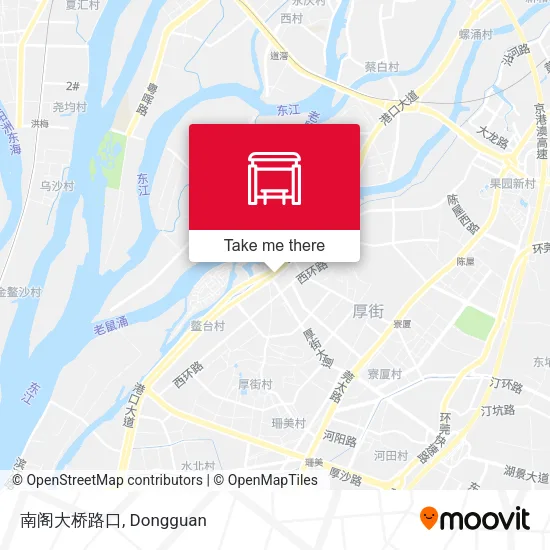 南阁大桥路口 map
