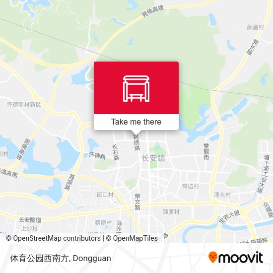 体育公园西南方 map