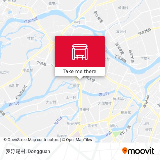 罗浮尾村 map