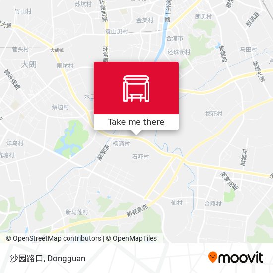 沙园路口 map