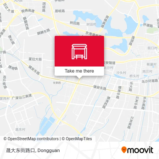 晟大东街路口 map