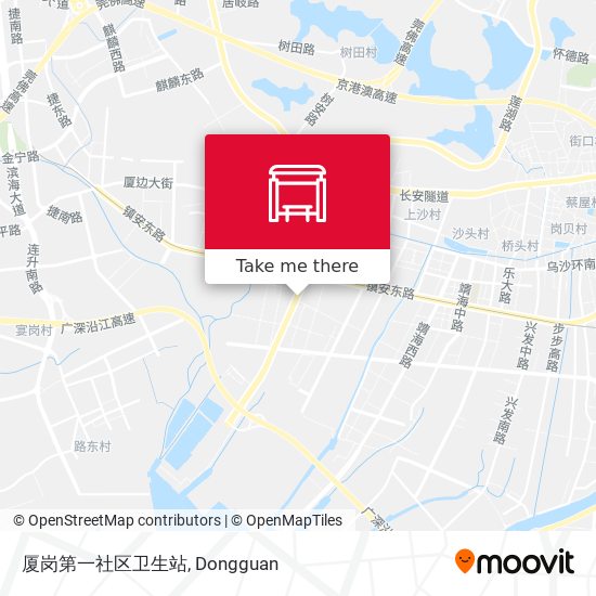 厦岗第一社区卫生站 map