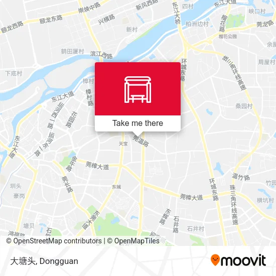 大塘头 map
