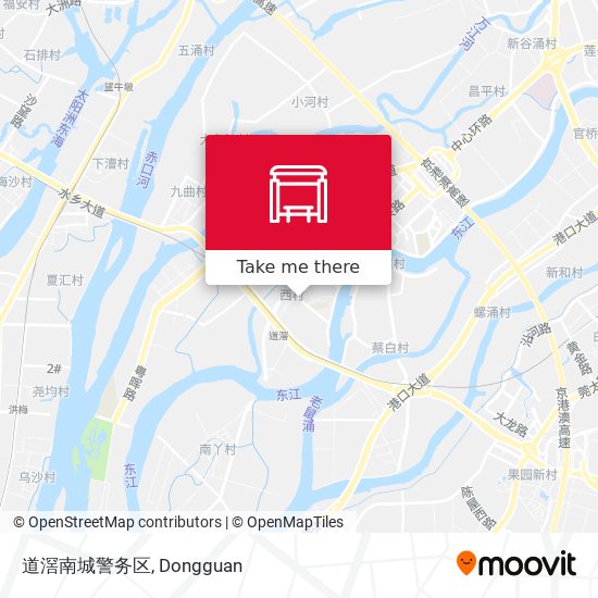 道滘南城警务区 map