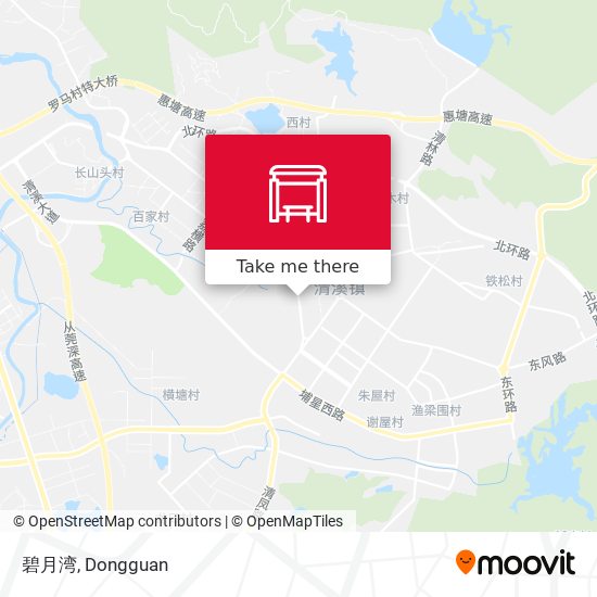 碧月湾 map