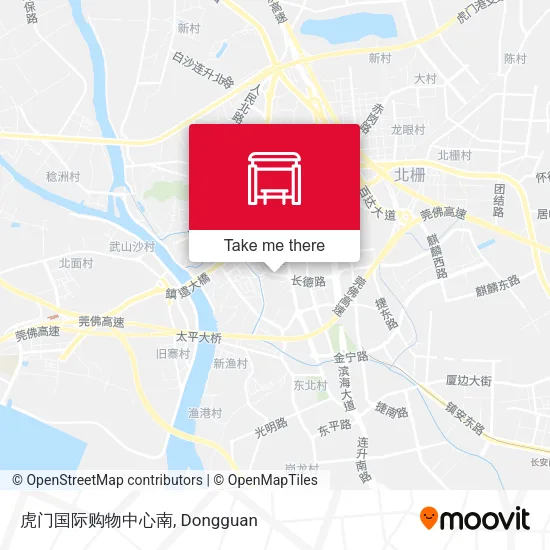 虎门国际购物中心南 map