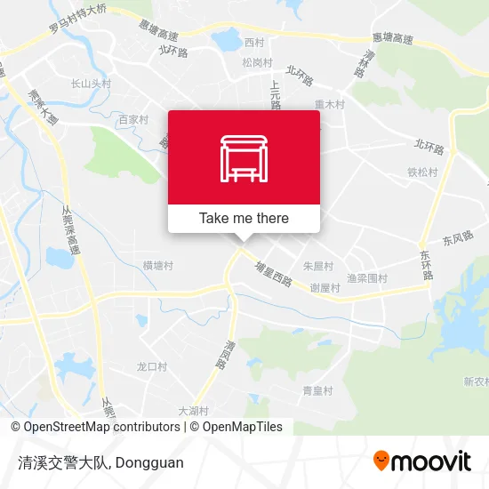 清溪交警大队 map