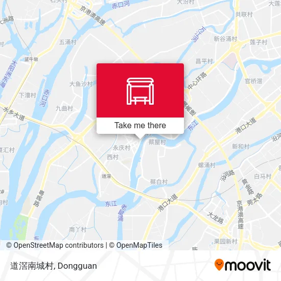 道滘南城村 map