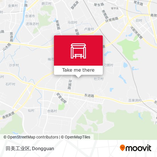田美工业区 map