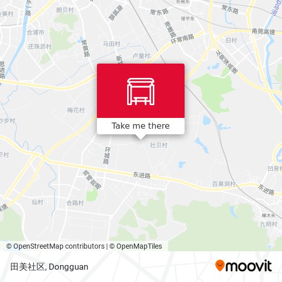 田美社区 map