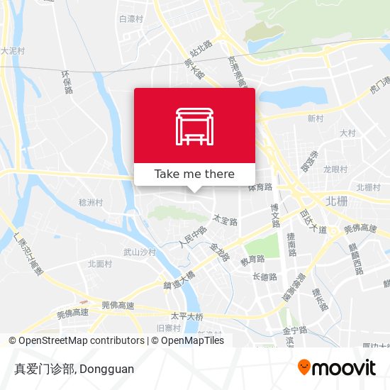 真爱门诊部 map