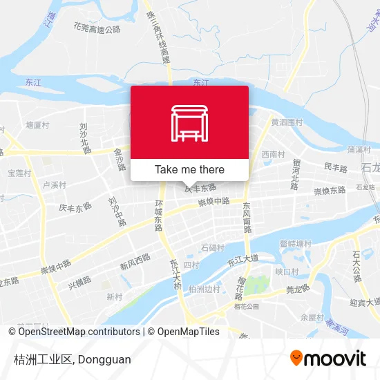 桔洲工业区 map