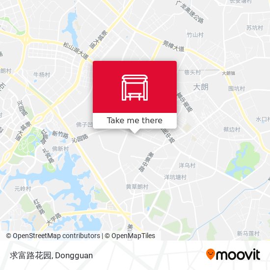 求富路花园 map