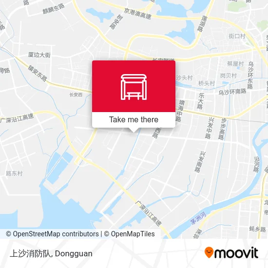 上沙消防队 map