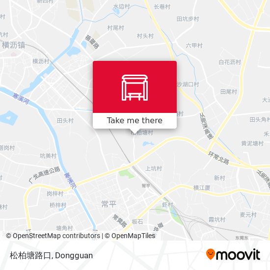 松柏塘路口 map