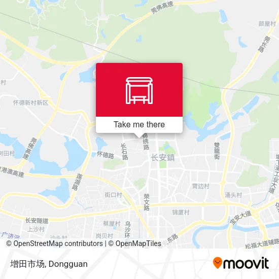 增田市场 map