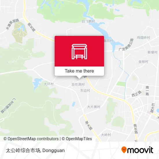 太公岭综合市场 map