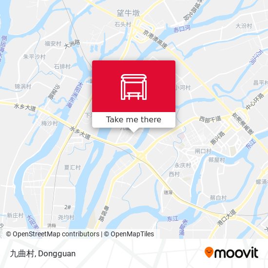 九曲村 map