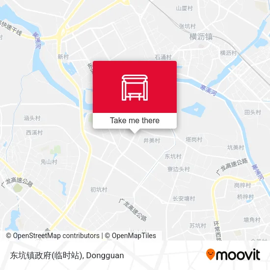 东坑镇政府(临时站) map